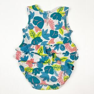 Tea collection floral romper